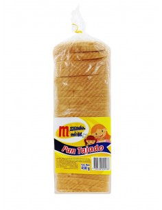 PAN TAJADO MADRID  BOLSA 450 GRAMOSxUN