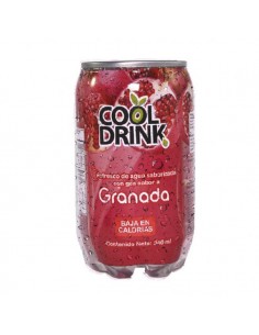 AGUA COOLDRINK CON GAS GRANADA LATA 340 MILILITRO