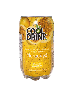 AGUA COOLDRINK CON GAS MARACUYA LATA 340 MILILITRO