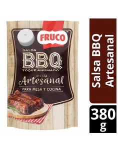 SALSA BBQ FRUCO ARTESANAL DOYPACK 380 GRAMOS