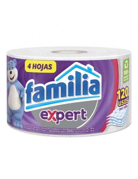 PAPEL HIGIENICO FAMILIA EXPERTx1 UNIDAD