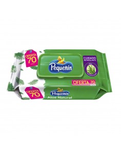 OFERTA TOALLITA HUMECTANTE  PEQUEÑIN ALOE PG50LL70 UNIDAD