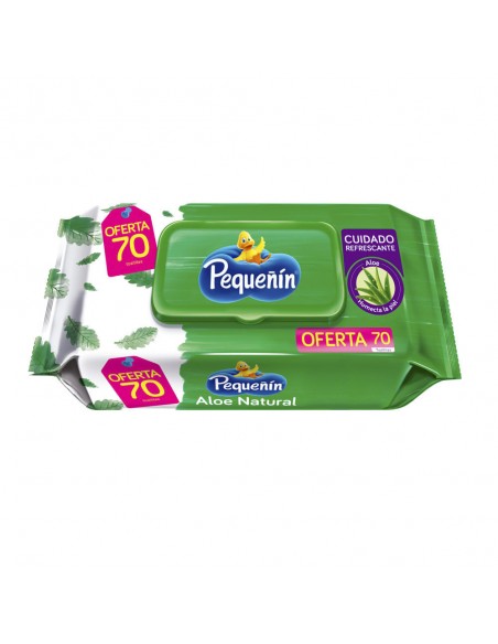 OFERTA TOALLITA HUMECTANTE  PEQUEÑIN ALOE PG50LL70 UNIDAD