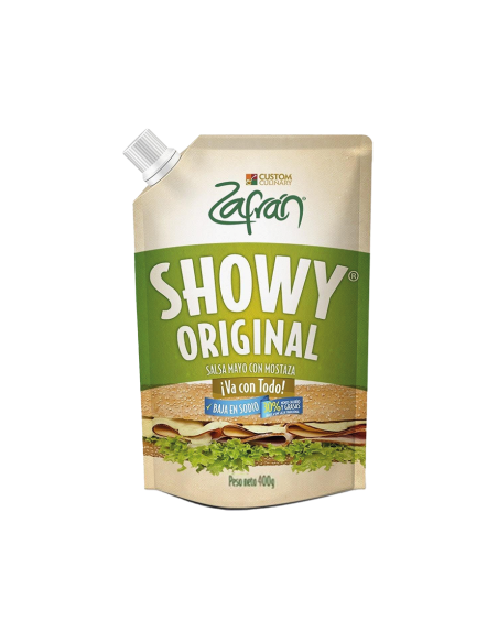 SALSA SHOWY ZAFRAN ORIGINAL DOYPACK 400 GRAMOS