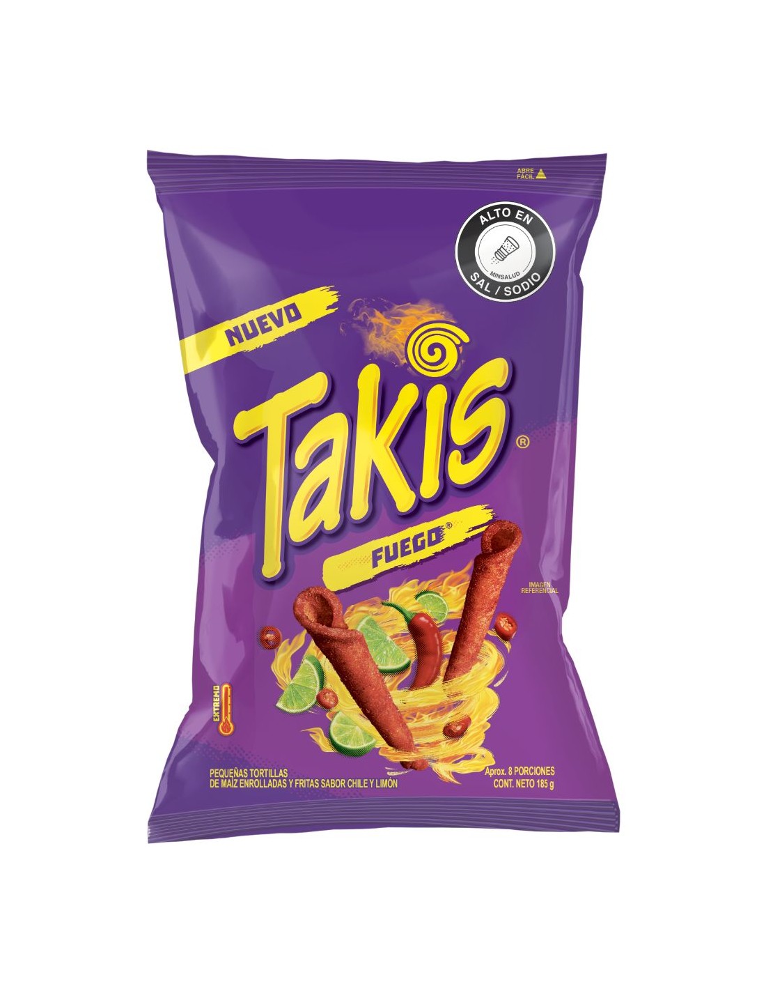 TAKIS FUEGO FLOW BAR x 185gr