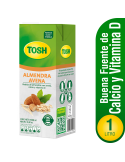 BEBIDA TOSH DE ALMENDRA AVENA TETRABRIK 1 LITRO