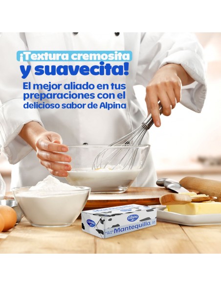 MANTEQUILLA ALPINA SIN SAL BR125GxUND