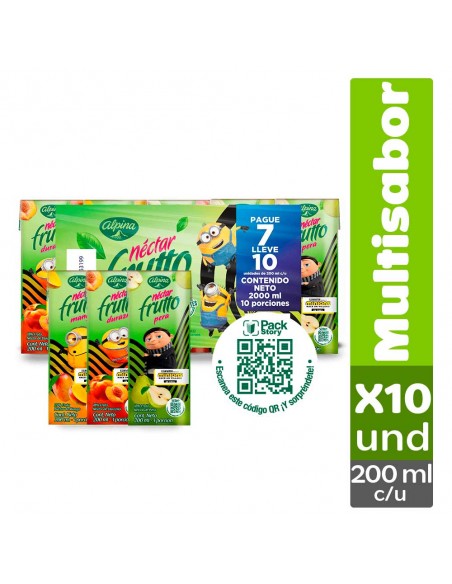 OFERTA NECTAR ALPINA FRUTTO PG7 LL10x200 MILILITRO