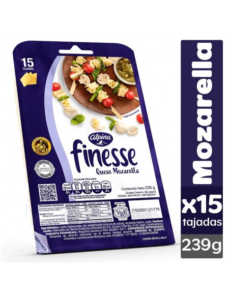 QUESO ALPINA FINESSE TAJ15 UNIDADx239G