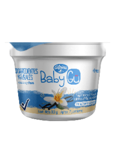 YOGURT ALPINA BABYGU VAINILLA VASO X113 GRAMOS