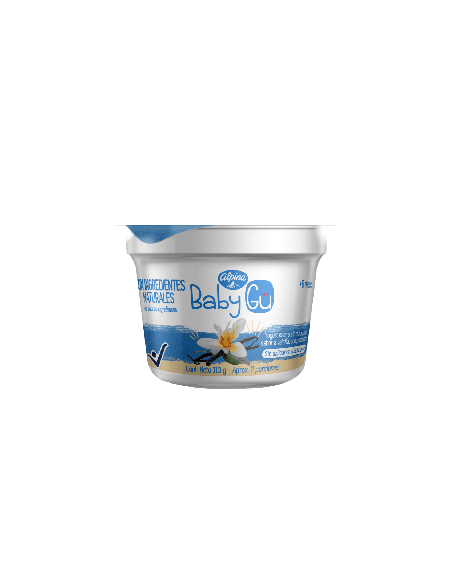 YOGURT ALPINA BABYGU VAINILLA VASO X113 GRAMOS