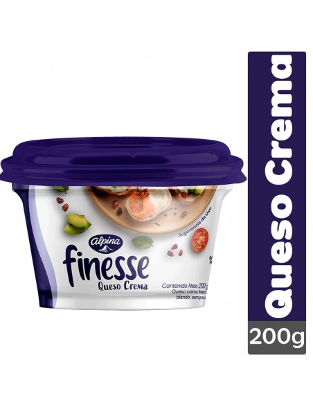 QUESO CREMA FINESSE P.UNTAR VS200 GRAMOS
