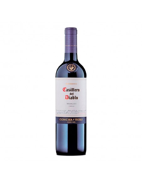 VINO CASILLERO DIABLO MERLOTx750