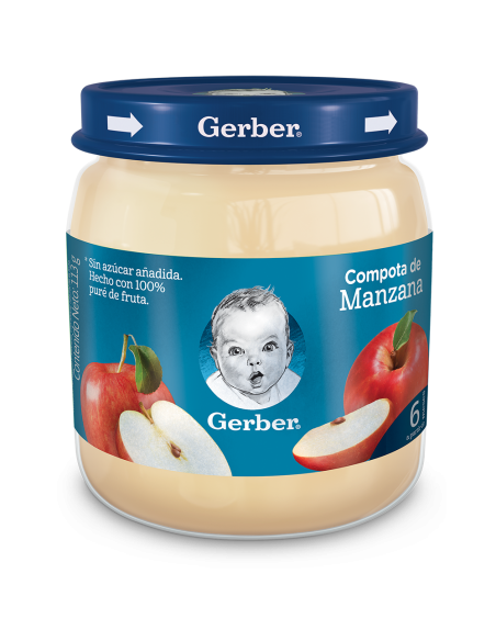 COMPOTA GERBER MANZANA FC113GRxUND