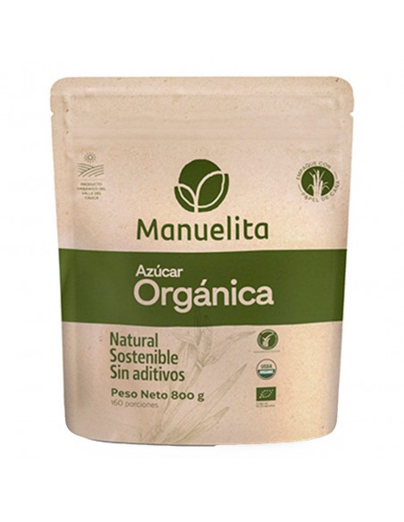 AZUCAR MANUELITA ORGANICAx800 GRAMOS