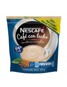 CAFE NESCAFE CON LECHE  BOLSA 220 GRAMOS