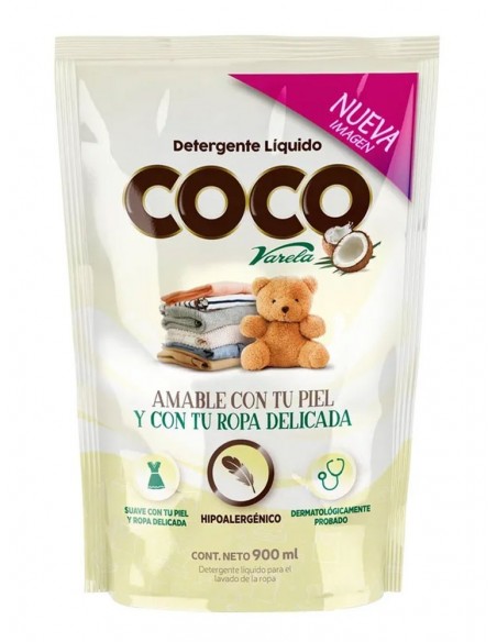 DETERGENTE COCO LIQUIDO VARELA DOYPACK 900 MILILITRO