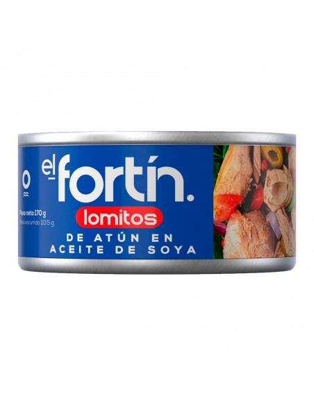 ATUN EL FORTIN LOMITOS EN ACEITE LATA 140 GRAMOS