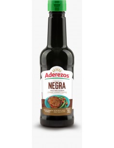 SALSA NEGRA ADEREZOS  FRASCO 200 GRAMOS