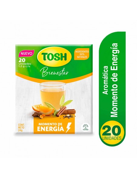 AROMATICA TOSH BIENESTAR ENERGIA CAJA 24 GRAMOS