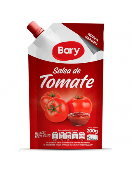 SALSA DE TOMATE BARY DOYPACK 200G CON TAPA