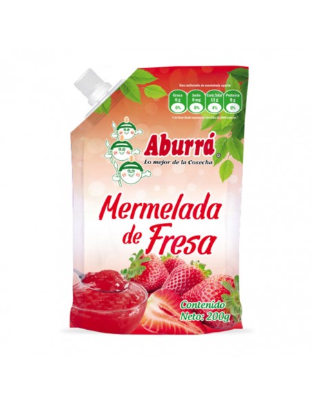 MERMELADA ABURRA FRESAx200 GRAMOS
