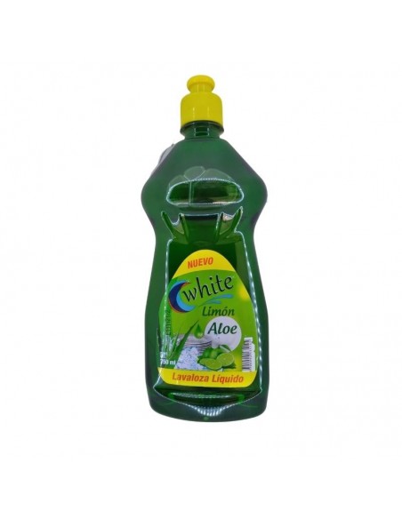 LAVALOZA CRISTAL WHITE LIQ LIMON ALOE  TARRO 750 MILILITRO