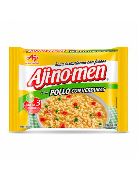 SOPA AJINOMEN INSTANTANEA POLLO VERDURAS  SOBRE 80 GRAMOS