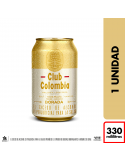 CERVEZA CLUB COLOMBIA DORADA LATA 330 MILILITRO