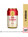 CERVEZA CLUB COLOMBIA ROJA LT330ML