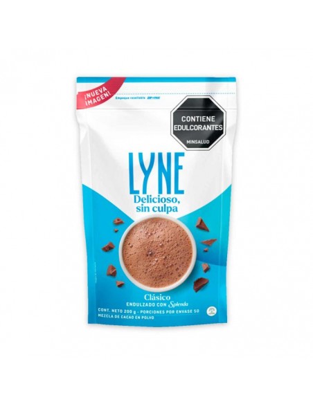 CHOCOLATE LYNE SPLENDA  BOLSA 200 GRAMOS