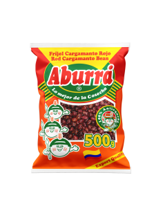 FRIJOL CARGAM ABURRA ROJO  BOLSA 500G