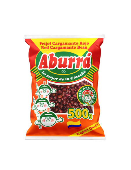 FRIJOL CARGAM ABURRA ROJO  BOLSA 500G
