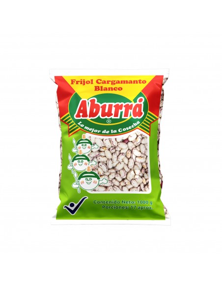 FRIJOL CARGAM ABURRA BLANCO  BOLSA 1KG