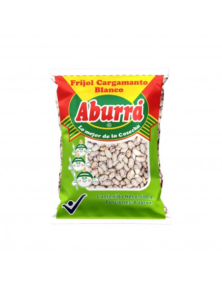 FRIJOL CARGAM ABURRA BLANCO  BOLSA 500