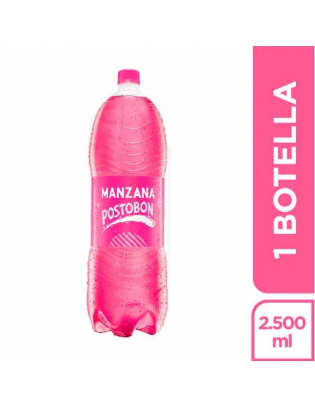 GASEOSA MANZANA BOTELLA 2.5 LITRO