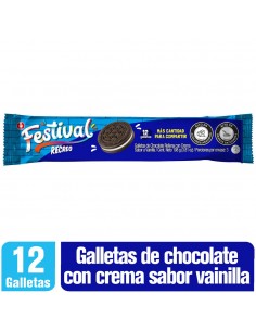 GALLETA FESTIVAL RECREO TUBO PQ108 GRAMOS
