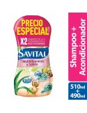 OFERTASHAMPO SAVITAL MULTIVIT 510M+AC 490 MILILITROS
