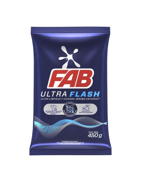 DETERGENTE FAB ULTRA  BOLSA 450 GRAMOS