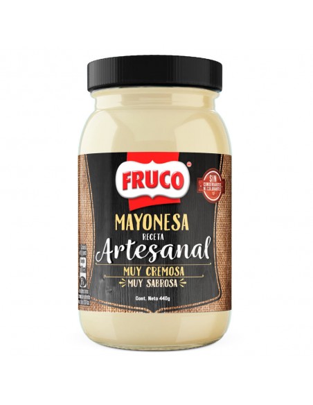 MAYONESA FRUCO ARTESANAL  FRASCO 440 GRAMOSxUND
