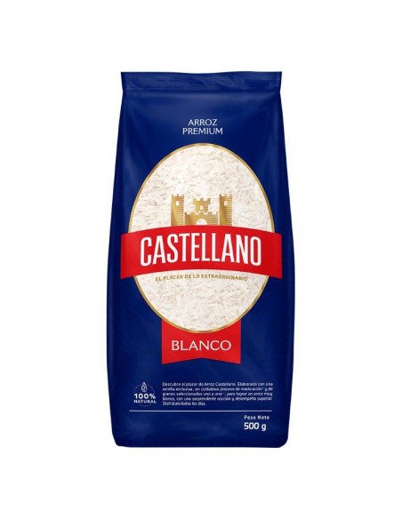 ARROZ CASTELLANO  BOLSA 500 GRAMOS