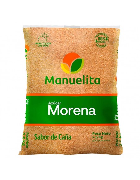 AZUCAR MANUELITA MORENA  BOLSA 2.5 KILO