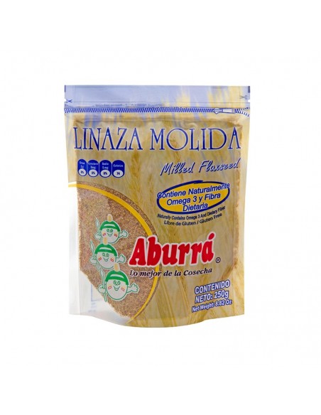 LINAZA MOLIDA ABURRA  BOLSA 250 GRAMOS