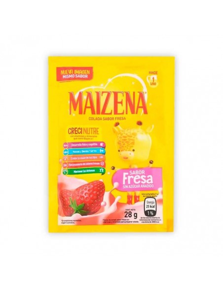 COLADA MAIZENA FRESA  SOBRE 28 GRAMOS