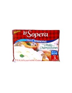 CREMA SOPERA POLLO/CHAMP 3PORx42.5GR