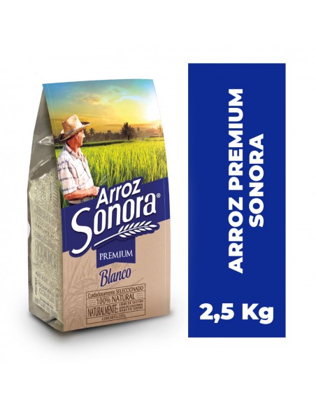ARROZ SONORA PREMIUM  BOLSA 2,500 GR