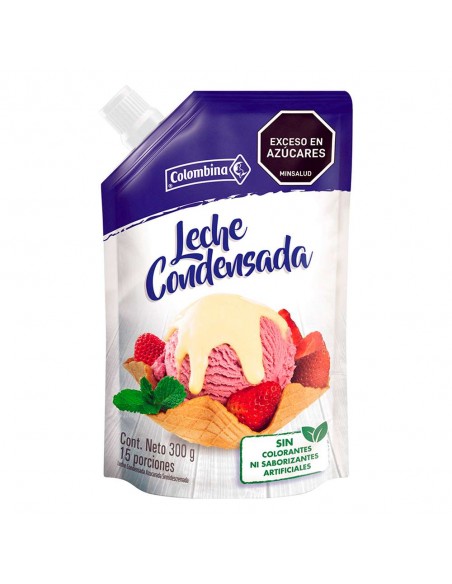 LECHE CONDENSADA COLOMBINA DOYPACK 300 GRAMOS