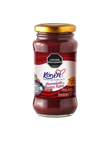 MERMELADA KONFYT FRUTOS ROJOS  FRASCO 250