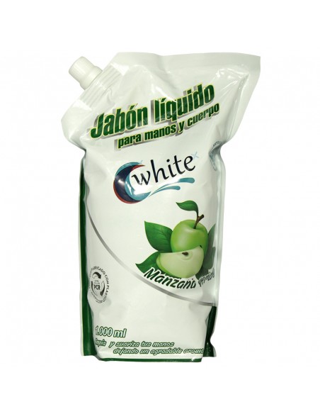 JABON MANOS DOYPACK CRISTAL WHITE MANZANA VERDE X1 LITRO