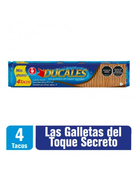 GALLETA DUCALES NOEL 4TCx430 GRAMOS